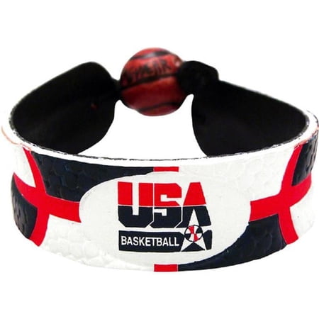 USA Basketball Team Color Basketball Bracelet