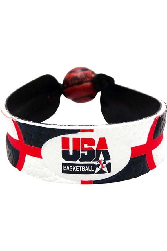 USA Basketball Team Color Basketball Bracelet