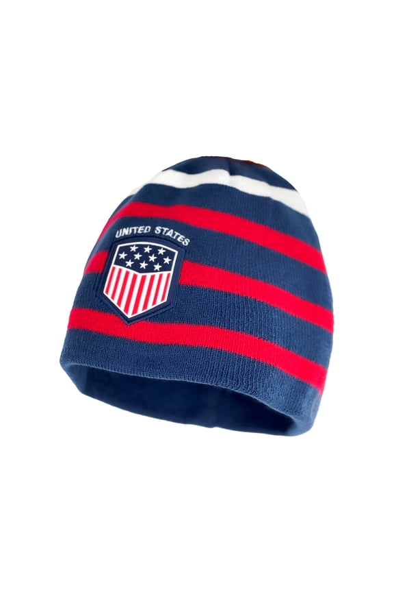 USA Beanie, USA Soccer Reversible Winter Hat