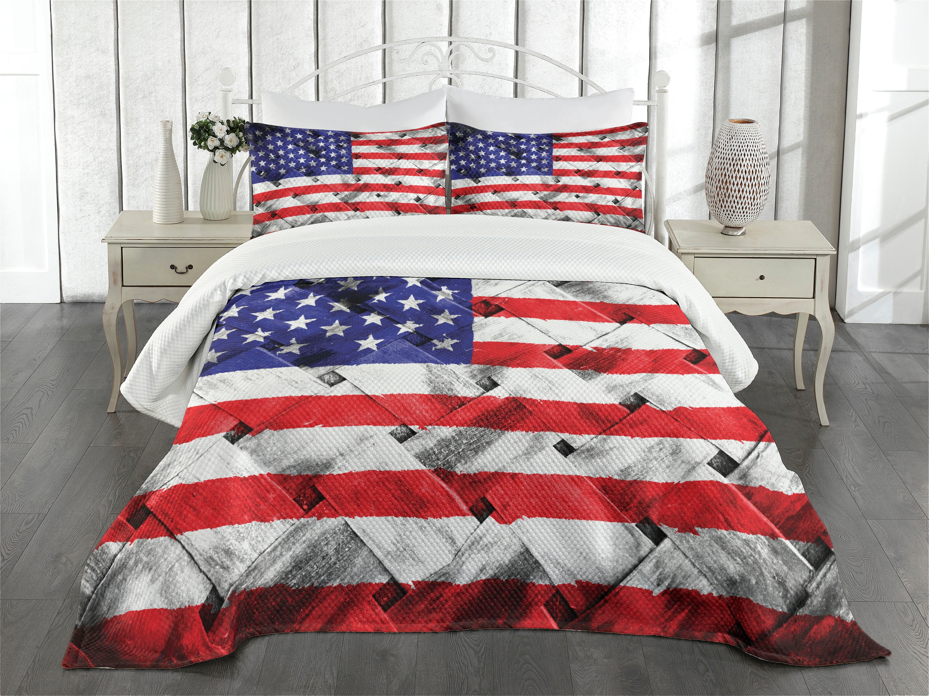 1834 woven coverlet fourth of july pattern