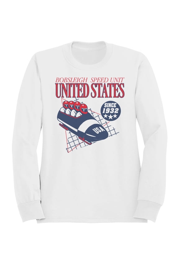 USA Bobsleigh Speed Unit Graphic Men's Sweatshirt