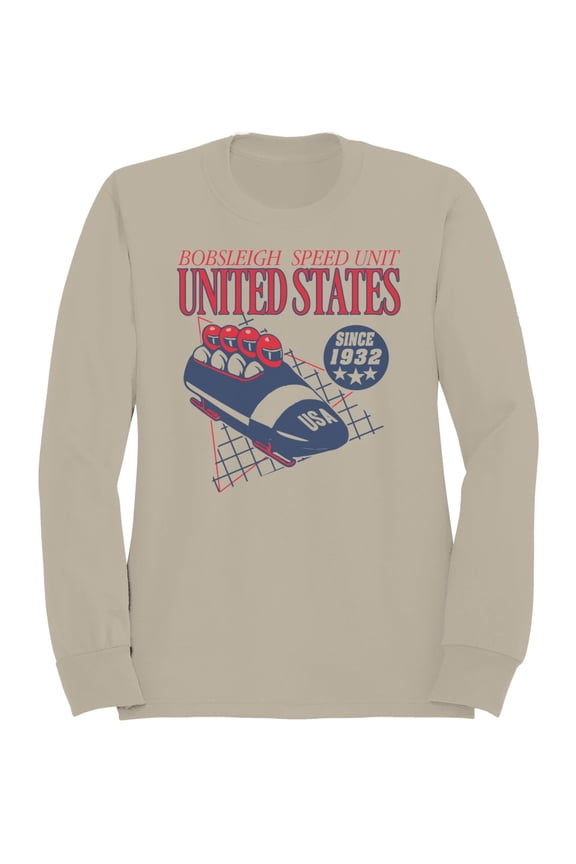 USA Bobsleigh Speed Unit Graphic Men's Sweatshirt