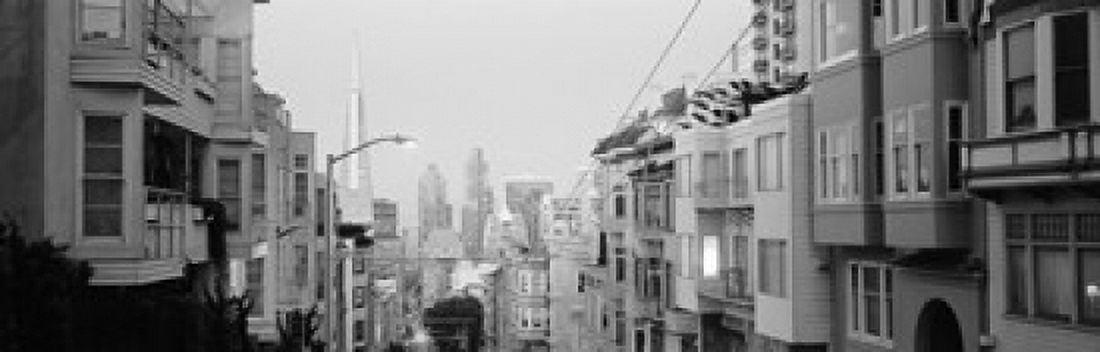 USA California San Francisco Apartment in San Francisco Canvas Art - Panoramic Images (18 x 6)