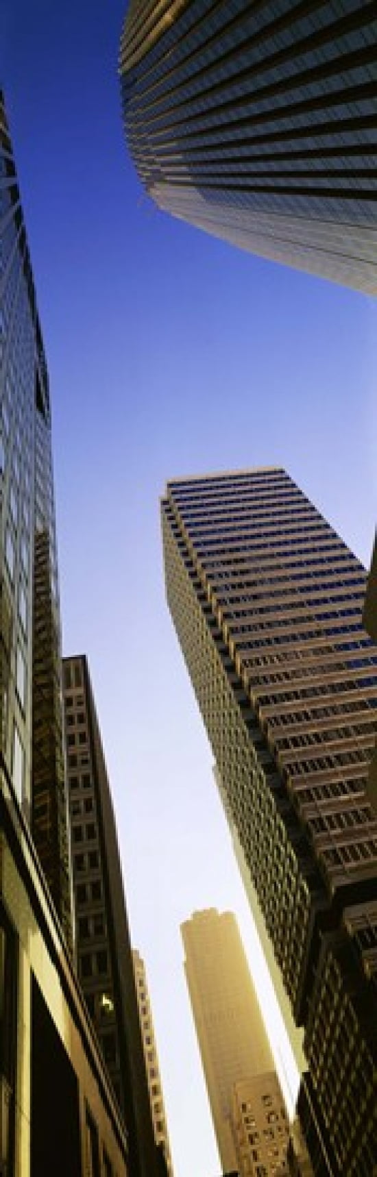 USA California San Francisco Financial district Canvas Art - Panoramic Images (36 x 12)