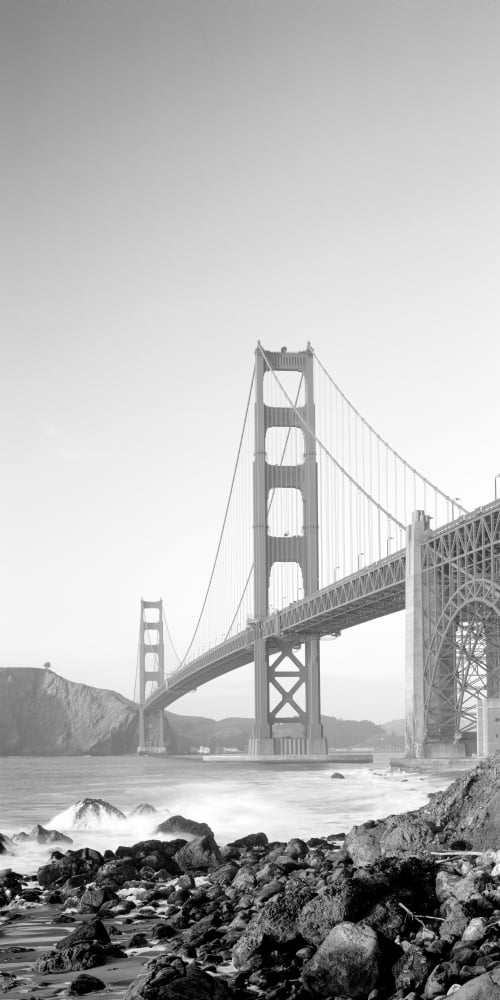 USA California San Francisco Golden Gate Bridge Canvas Art - Panoramic Images (12 x 24)