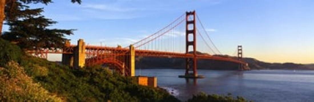 USA California San Francisco Golden Gate Bridge Canvas Art - Panoramic Images (18 x 6)