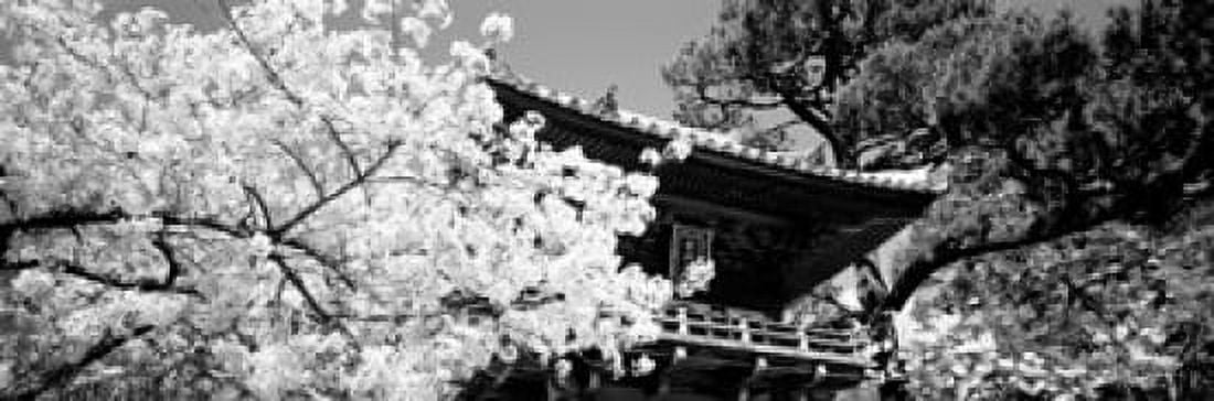 USA California San Francisco Golden Gate Park Japanese Tea Garden front gate Canvas Art - Panoramic Images (18 x 6)