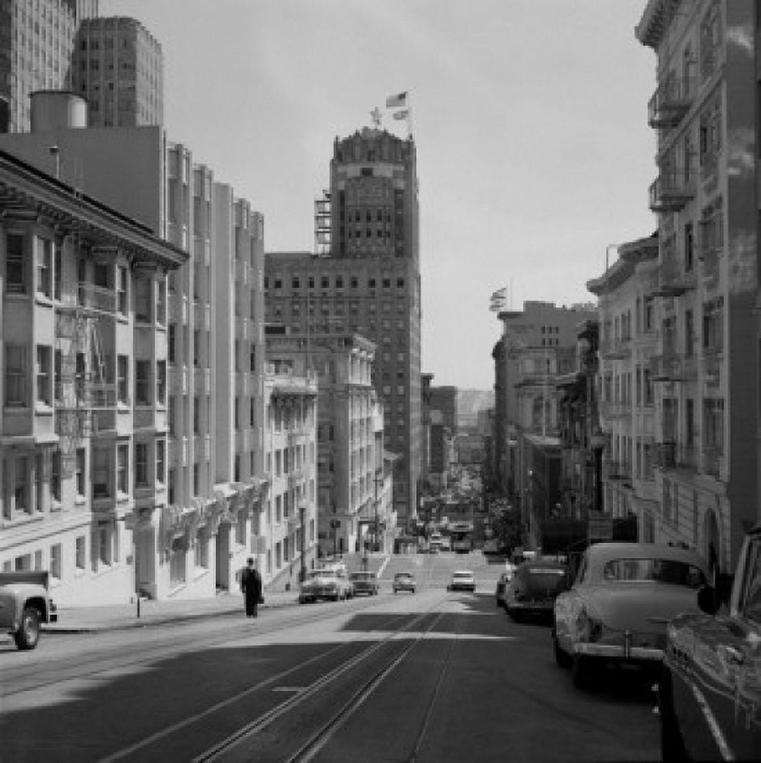 USA California San Francisco Powell Street Canvas Art - (24 x 36)