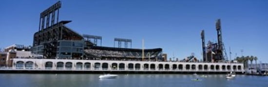 USA California San Francisco SBC Ballpark Stadium near the water Canvas Art - Panoramic Images (36 x 12)