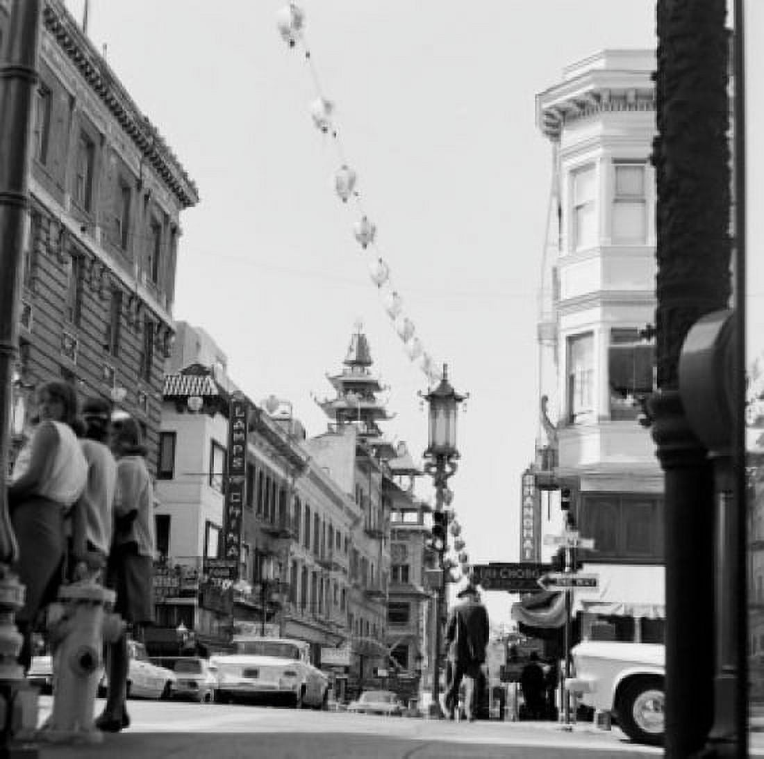 USA California San Francisco Street in Chinatown Canvas Art -  (24 x 36)