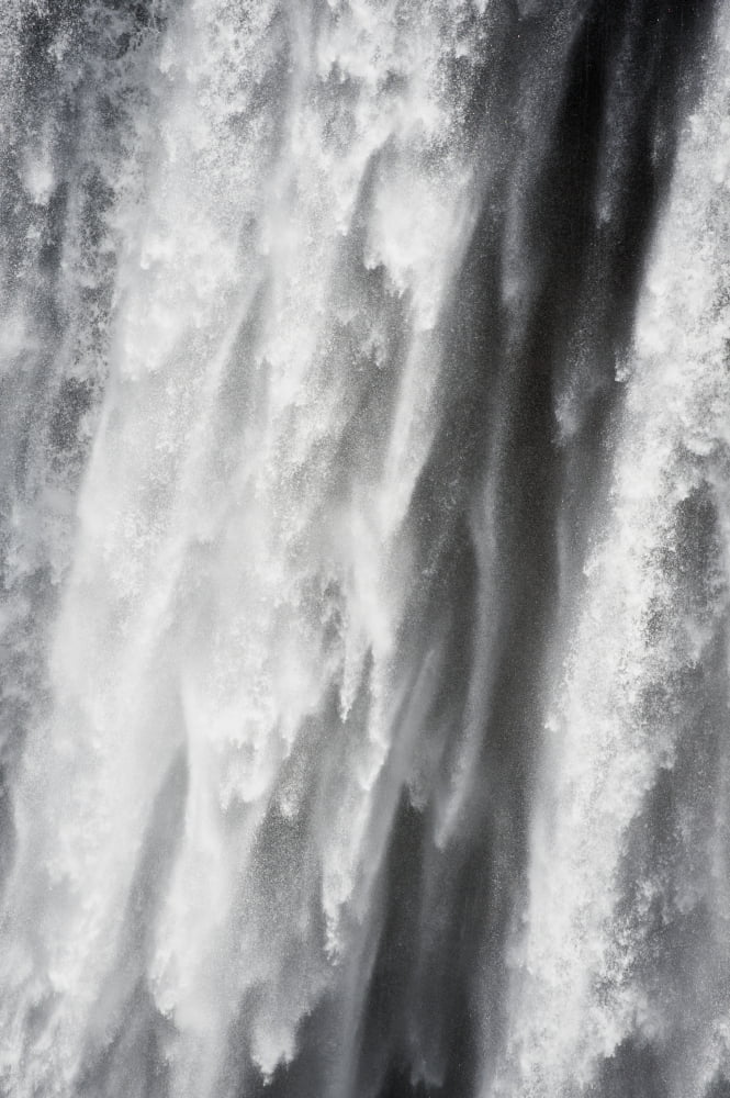USA California Yosemite National Park Sheets of water cascading from Vernal Falls Canvas Art - Bill Brennan Design Pics (12 x 19)