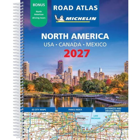 MICHELIN NORTH AMERICA ROAD ATLAS 2027: USA, Canada, Mexico