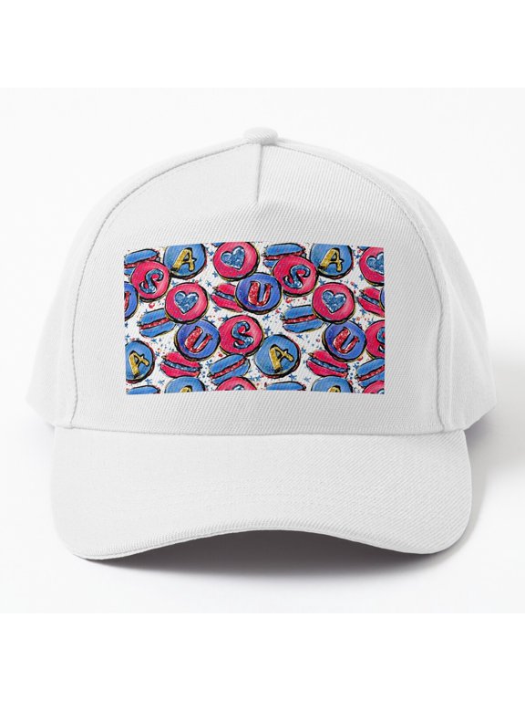 USA Candies Baseball Cap, American Sweet Treat Graphic, Classic Hat Style