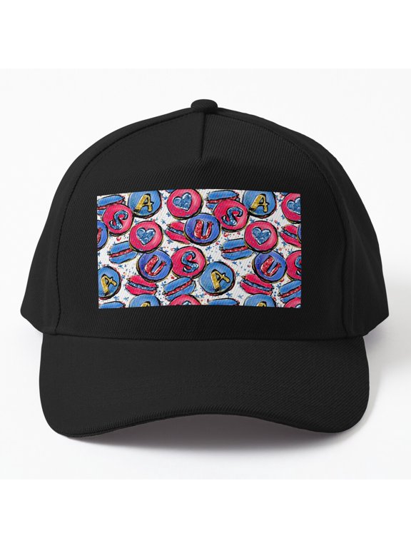 USA Candies Baseball Cap, American Sweet Treat Graphic, Classic Hat Style