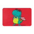 thumbnail image 1 of USA Confident Superhero Dino Door Mat for Indoor, Welcome Door Mats Front Entrance Rug, Non-Slip Bathroom kitchen Rugs for Inside Floor, Small Rug Dog Door Mat 20X31.5 Inch, 1 of 5