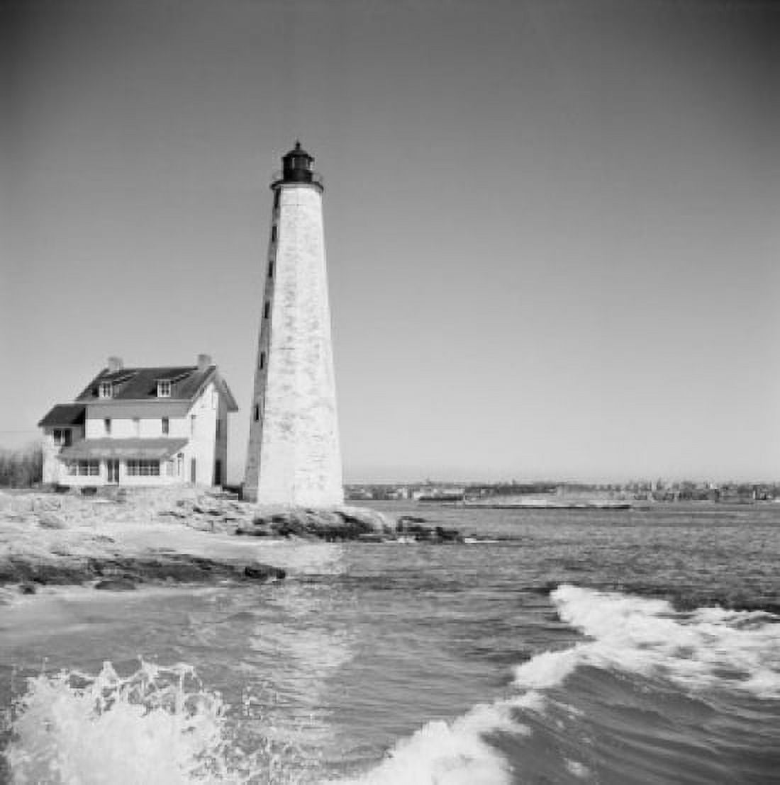 USA Connecticut New London Harbor Lighthouse Canvas Art - (24 x 36)