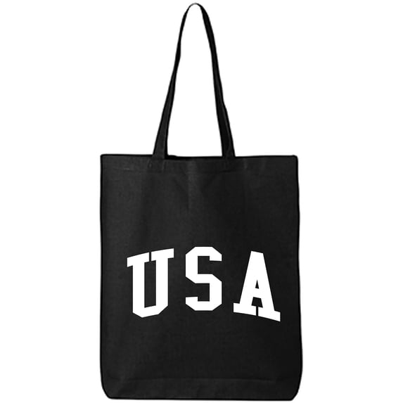 USA Cotton Canvas Tote Bag