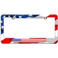 thumbnail image 1 of USA Country Flag License Plate Tag Frame, Multiple Colors, 1 of 1