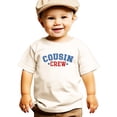 thumbnail image 1 of USA Cousin Crew Shirt for Boys and Girls Patriotic Matching 4th of July Tee for Kids Natural Shirt Youth Large, 1 of 5