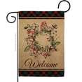 thumbnail image 1 of USA Decoration G170027-BO Cotton Wreath Country Living The South 13 x 18.5 in. Double-Sided Decorative Vertical Garden Flags for House Decoration Banner Yard Gift, 1 of 1