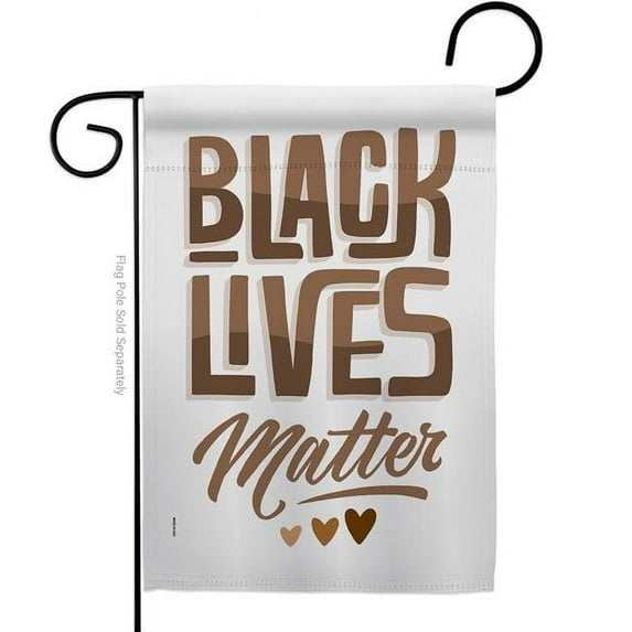 USA Decoration G170057-BO 13 x 18.5 in. Love BLM Black History Lives Matter Double-Sided Decorative Vertical Garden Flags - House Decoration Banner Yard Gift