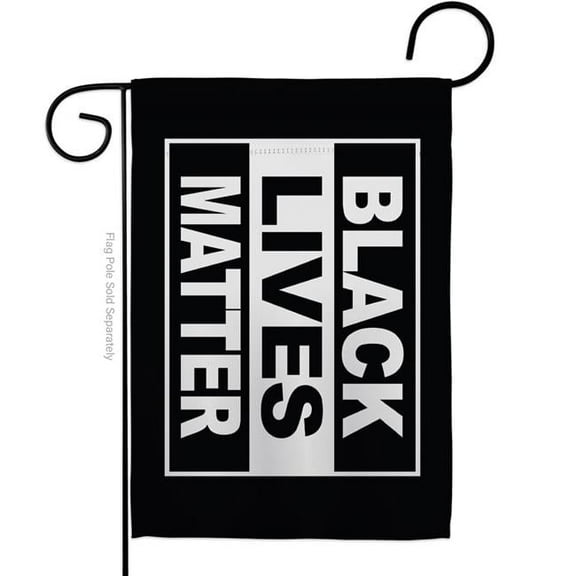 USA Decoration G170062-BO 13 x 18.5 in. Black Lives Matter History Double-Sided Decorative Horizontal Garden Flags - House Decoration Banner Yard Gift