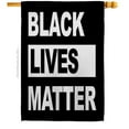 thumbnail image 1 of USA Decoration H170051-BO 28 x 40 in. BLM Civil Rights Black History Lives Matter Double-Sided Decorative Vertical House Flags - Decoration Banner Garden Yard Gift, 1 of 1