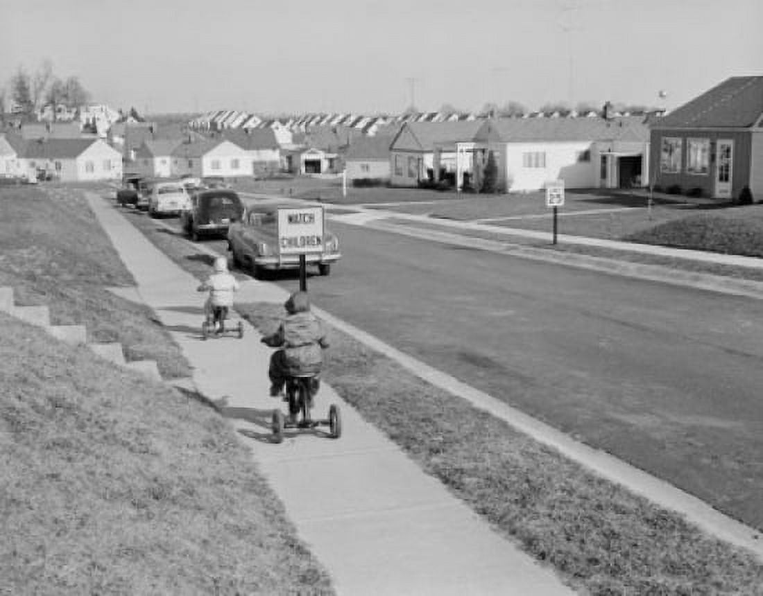 USA Delaware Wilmington Willow Run suburban development about three miles from main part of city Canvas Art - (18 x 24)