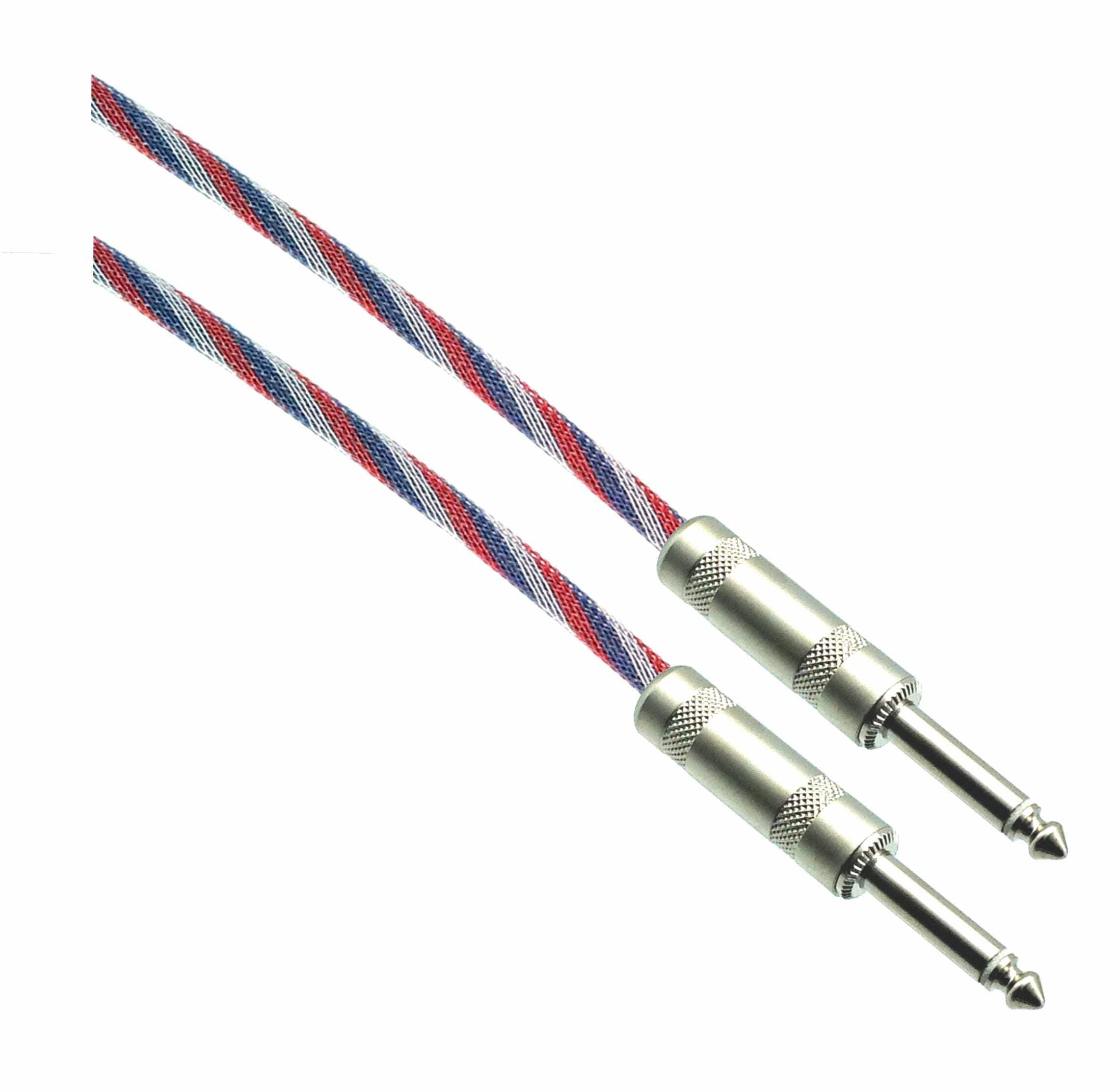 USA Designer Series Guitar Cables- 1/4" Straight to Straight