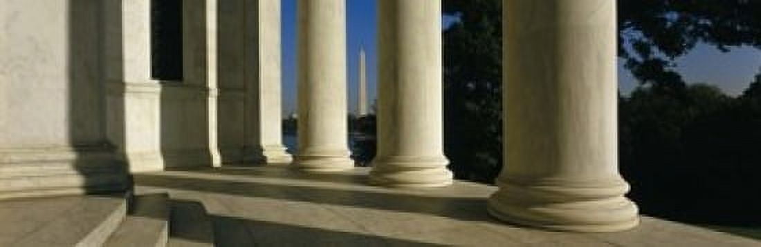 USA District of Columbia Jefferson Memorial Canvas Art - Panoramic Images (18 x 6)
