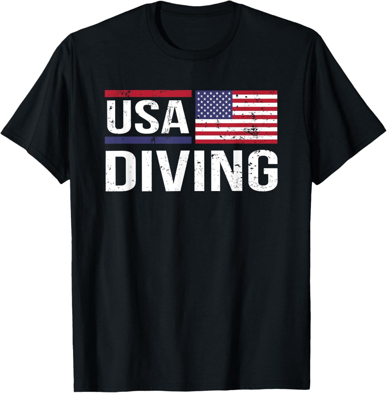 USA Diving Team Platform Competitive Sport Pool Flag T-Shirt - Walmart.com