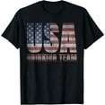 thumbnail image 1 of USA Drinking Team Shirt 4th of July Gifts US American Flag T-Shirt, 1 of 4