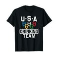 thumbnail image 1 of USA Drinking Team Shirt Beer Party T-Shirt, 1 of 5