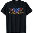 USA Eagle Life Liberty and the Pursuit of Happiness ShirtXL