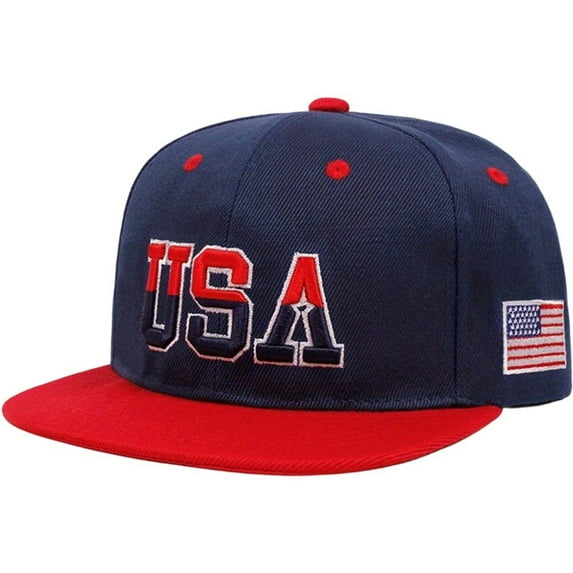 USA Embroidered Baseball Cap Unisex Hip Hop Hats Vintage Adjustable Snapback Hat Outdoor Sport Sun Caps for Men Women