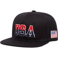 thumbnail image 1 of USA Embroidered Baseball Cap Unisex Hip Hop Hats Vintage Adjustable Snapback Hat Trucker Cap Sun Hat for Men Women, 1 of 7