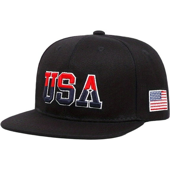 USA Embroidered Baseball Cap Unisex Hip Hop Hats Vintage Adjustable Snapback Hat Trucker Cap Sun Hat for Men Women