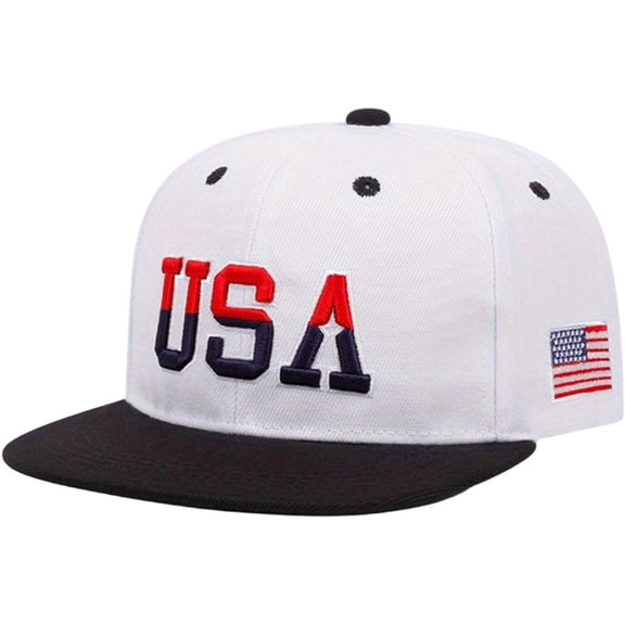 USA Embroidered Baseball Cap Unisex Hip Hop Hats Vintage Adjustable Snapback Hat Trucker Cap Sun Hat for Men Women