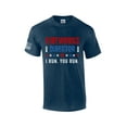 thumbnail image 1 of USA Fireworks Director I Run You Run Fourth of July Independence Day Short Sleeve T-shirt Graphic Tee Graphic Tee-Heather Navy-large, 1 of 4