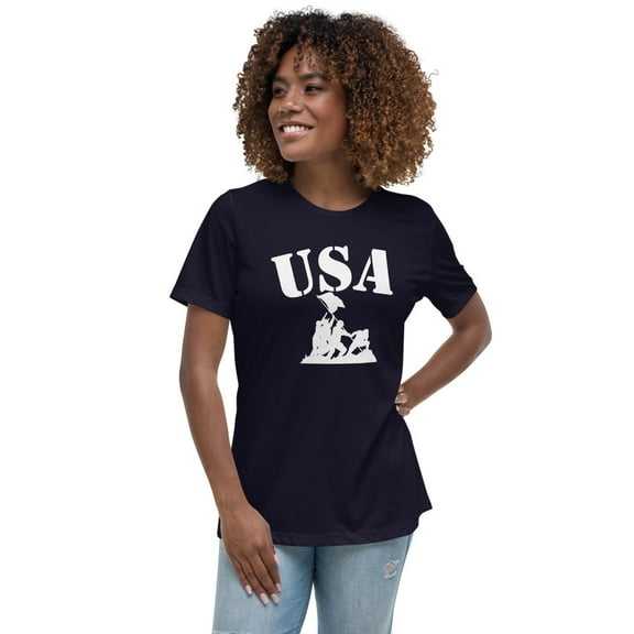 USA Fireworks T-Shirt – Patriotic 4th of July Tee, Red White & Blue Graphic Shirt, Independence Day Outfit, America Pride Celebration Tee (Navy, S)