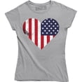 thumbnail image 1 of USA Flag 4th of July Independence Day American Flag Women's T-Shirt, 1 of 4