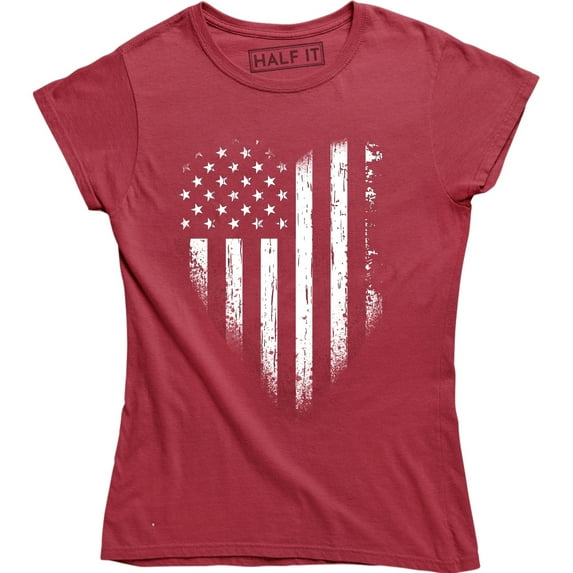 USA Flag 4th of July Independence Day American Flag Women's T-Shirt
