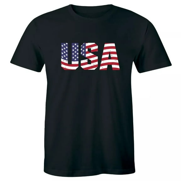 USA Flag 4th of July Shirt – Independence Day American Flag Men’s Tee