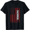thumbnail image 1 of USA Flag American America Swimming Team Swimmer T-Shirt, 1 of 4
