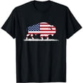 thumbnail image 1 of USA Flag American Buffalo T-Shirt, 1 of 5