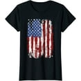 thumbnail image 1 of USA Flag American Flag United States of America 4th of July Gift T-Shirt, 1 of 3