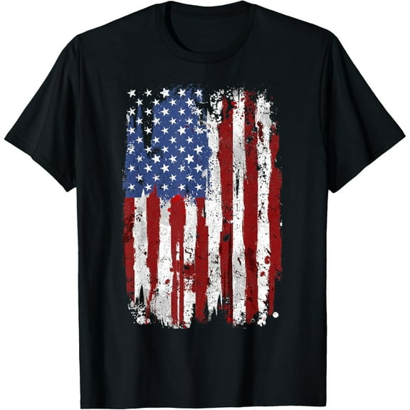 USA Flag American Flag United States of America 4th of July T-Shirt