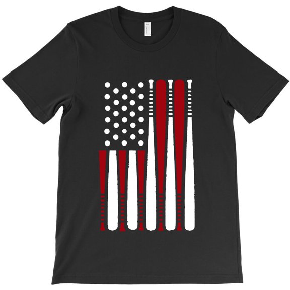 USA Flag Baseball, Combination Of America's Favorite Pastime And Pride G1106 Unisex T-Shirt, Up to Size 5XL
