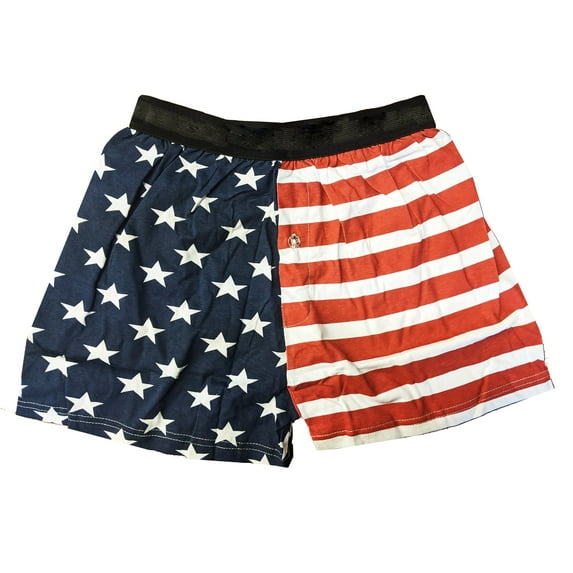 USA Flag Boxer Shorts Stars & Stripes American Large