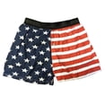 thumbnail image 1 of USA Flag Boxer Shorts Stars & Stripes American Medium, 1 of 1